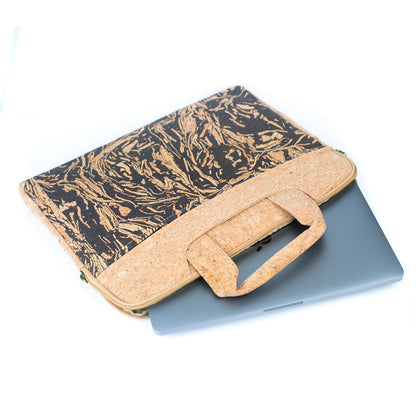 Cork and Coffee Bean Fusion Laptop Briefcase | THE CORK COLLECTION