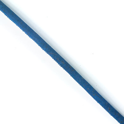 10 mètres de Cordon de Liège Bleu Marine 5mm Corde Ronde COR-125 