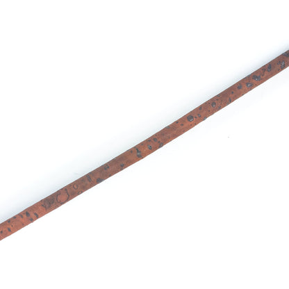 10 mètres de cordon en liège marron 5mm ficelle ronde COR-207 