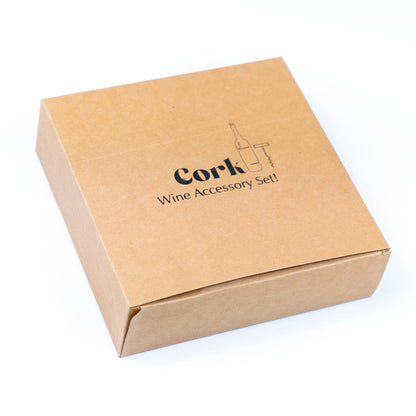 Cork Box Wine Accessory Set - 4 Pieces | THE CORK COLLECTION