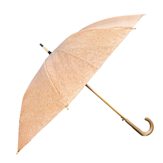 Eco-Chic Vegan Long Cork Umbrella | THE CORK COLLECTION