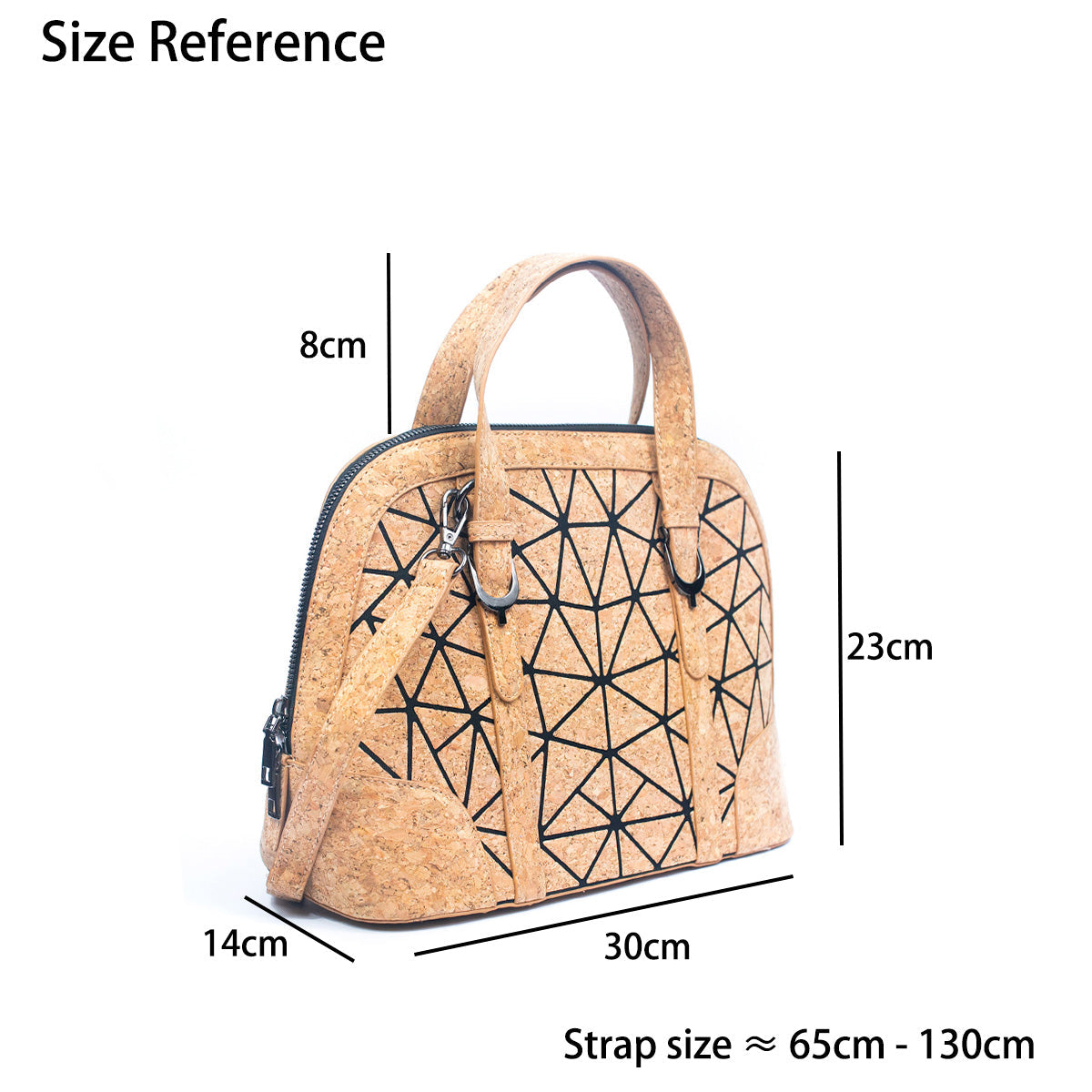 Vegan Geometric Cork Handbag for Women | THE CORK COLLECTION
