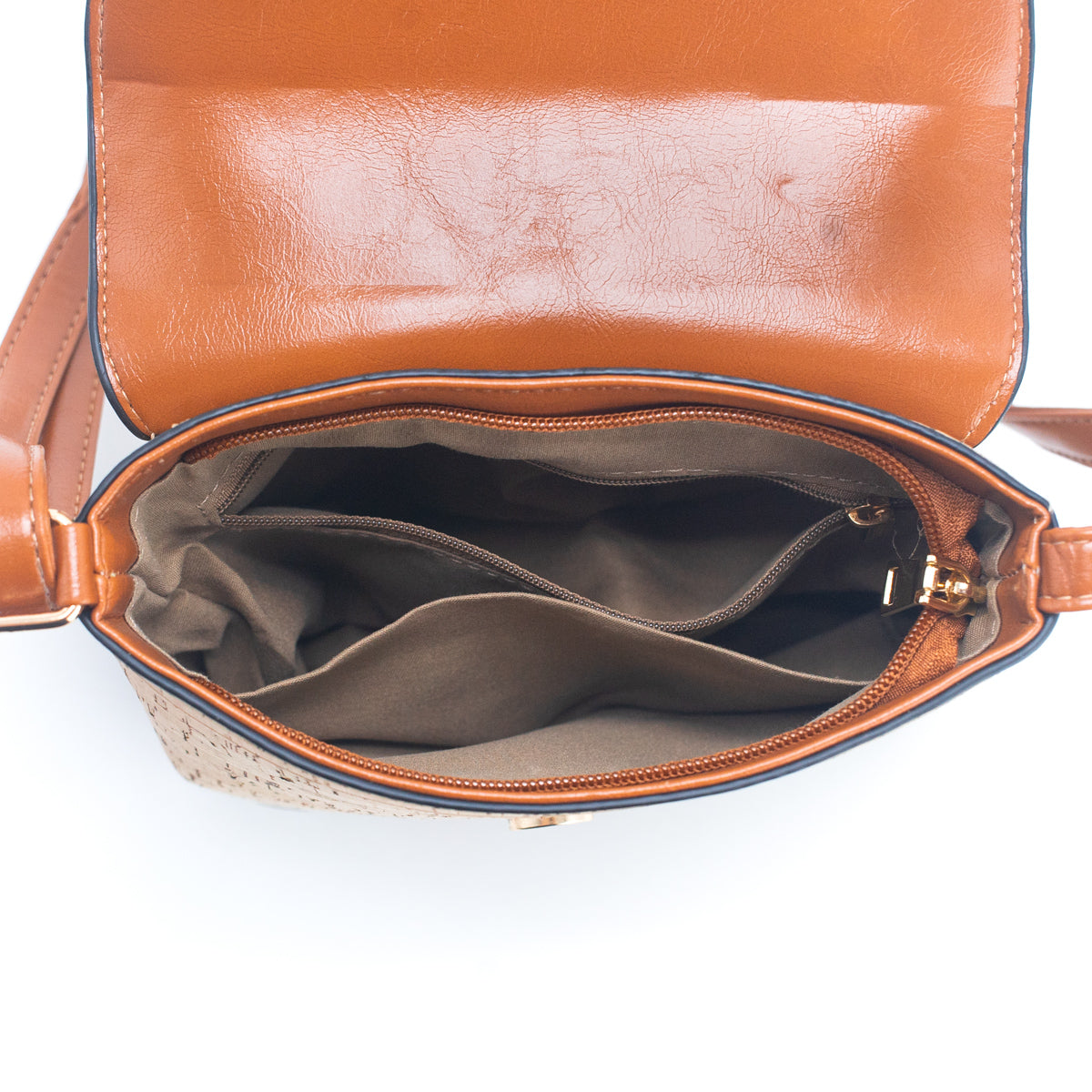 Natural Cork Printed Sling Bag | THE CORK COLLECTION