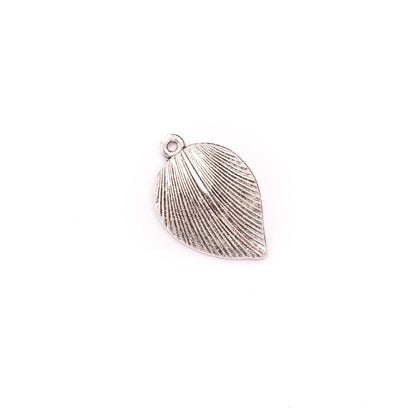 20 units 15x23mm Pendant antique silver Leaf jewelry pendant Jewelry Findings & Components D-3-409