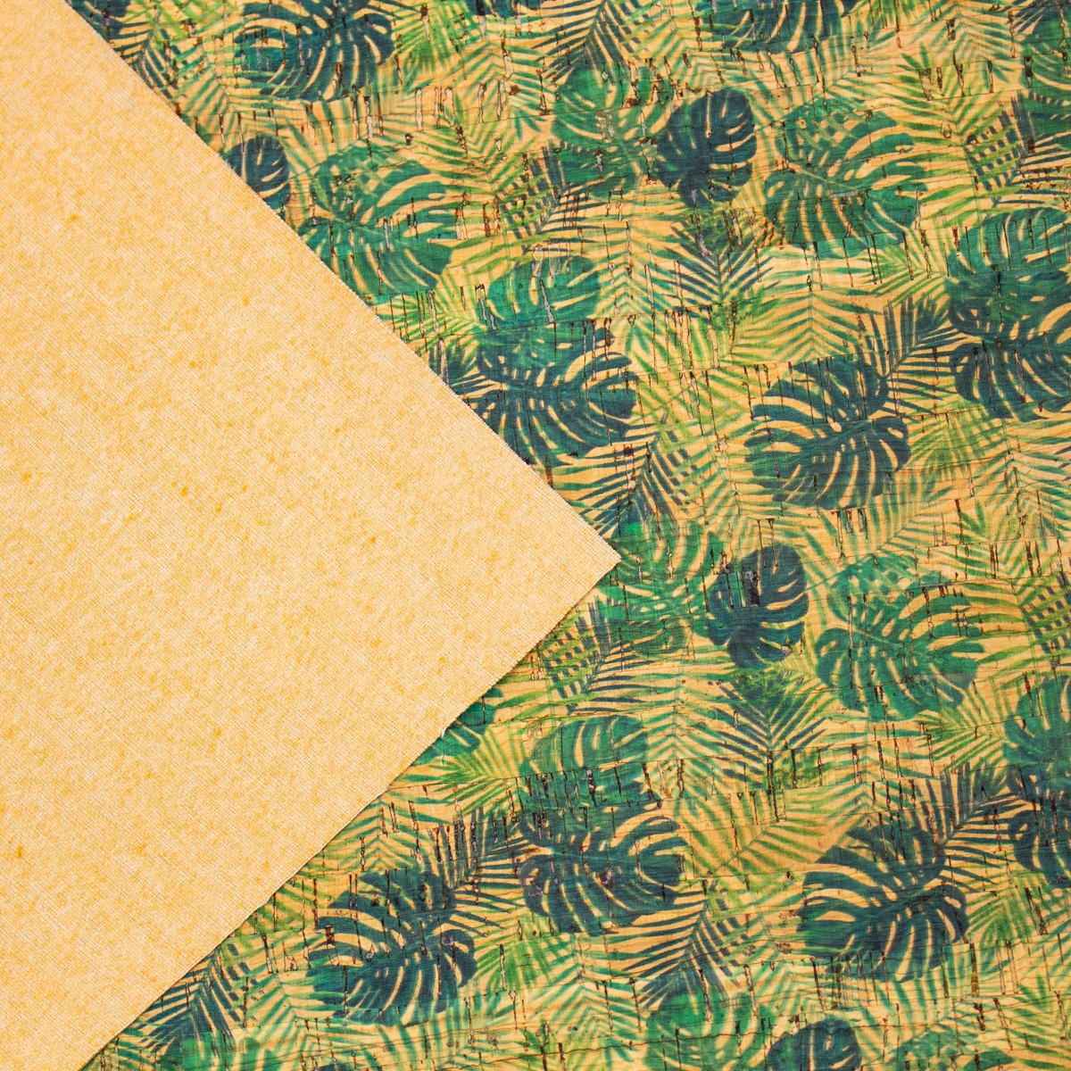 Tissu en liège à motif de feuilles de palmier Palm &amp; Areca COF-244