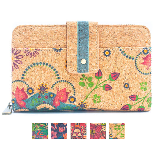 All Colorful Natural Cork Square Mini Wallet | THE CORK COLLECTION
