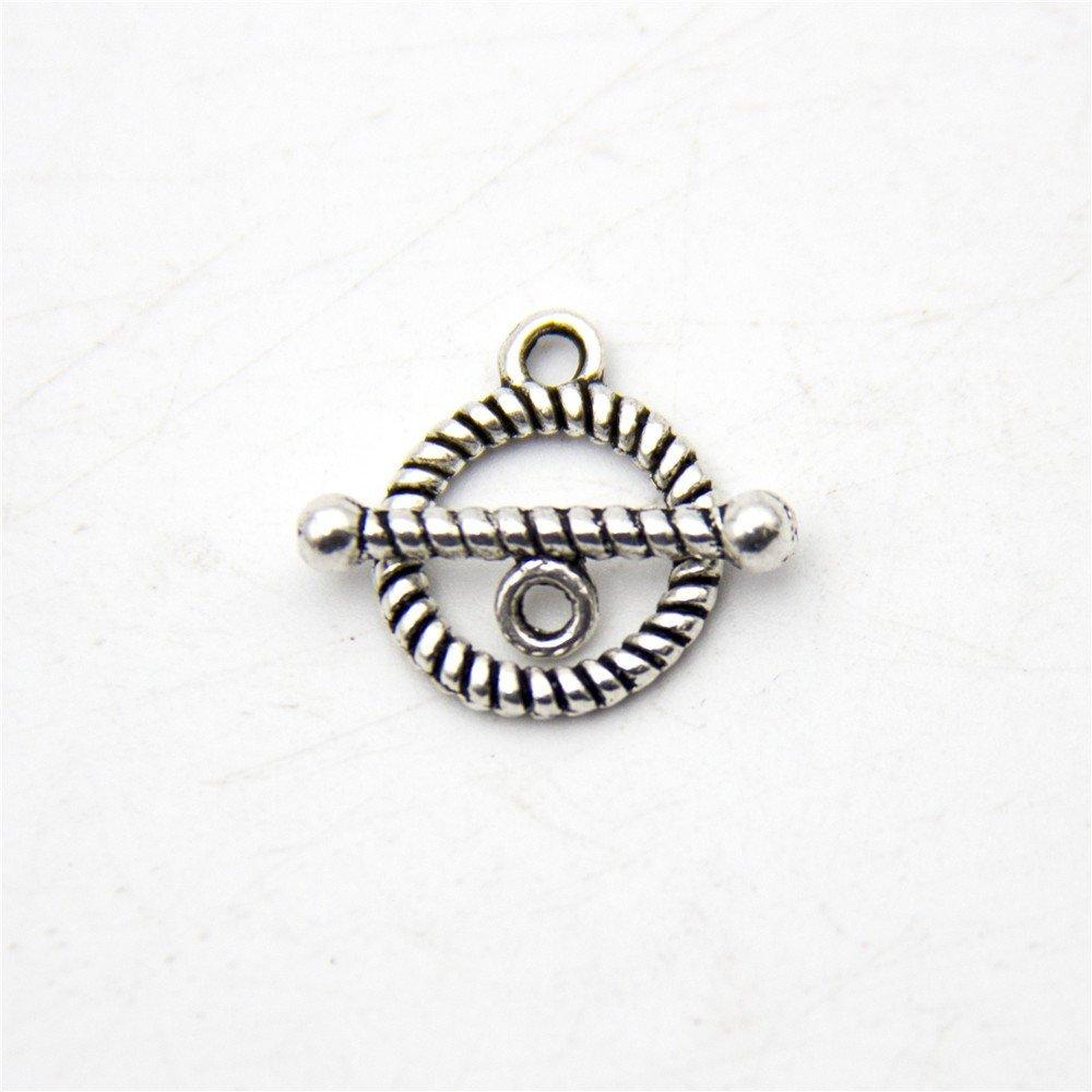 20pcs toggle clasp OT Clasp antique sliver jewelry finding supply D-6-159