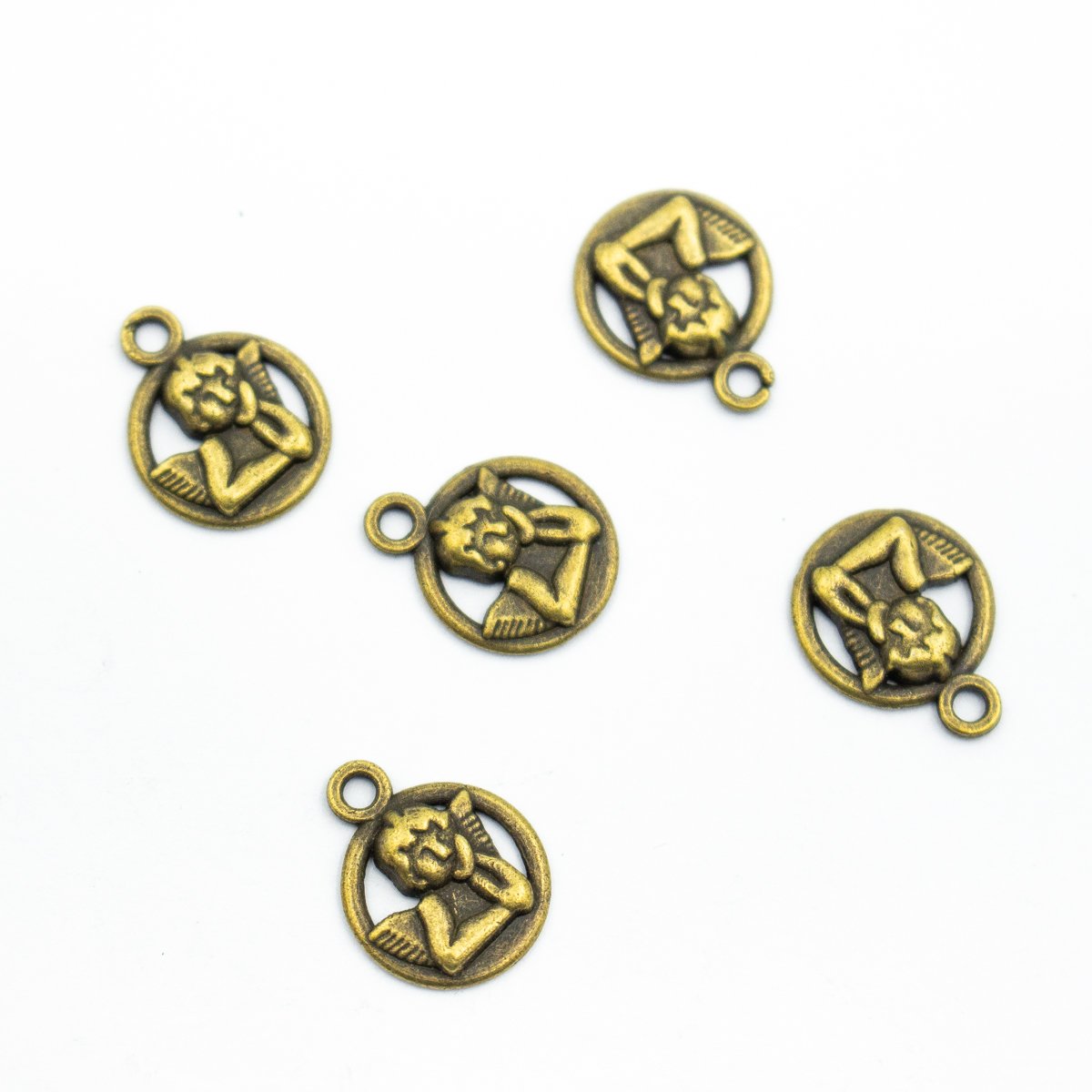 20pcs bronze necklace pendant, jewelry finding suppliers D-3-198