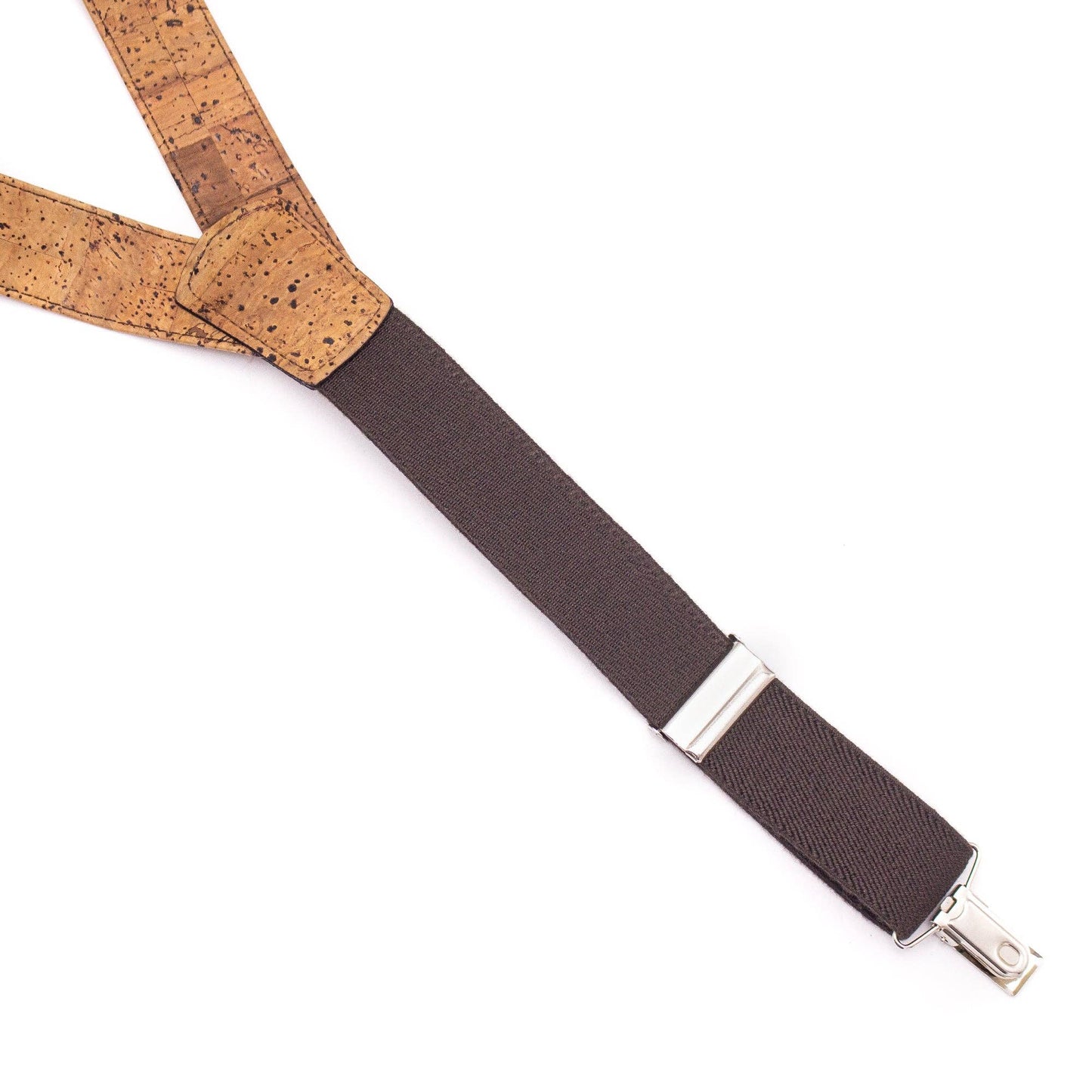 Tobacco Brown Adjustable Cork Straps Suspenders | THE CORK COLLECTION
