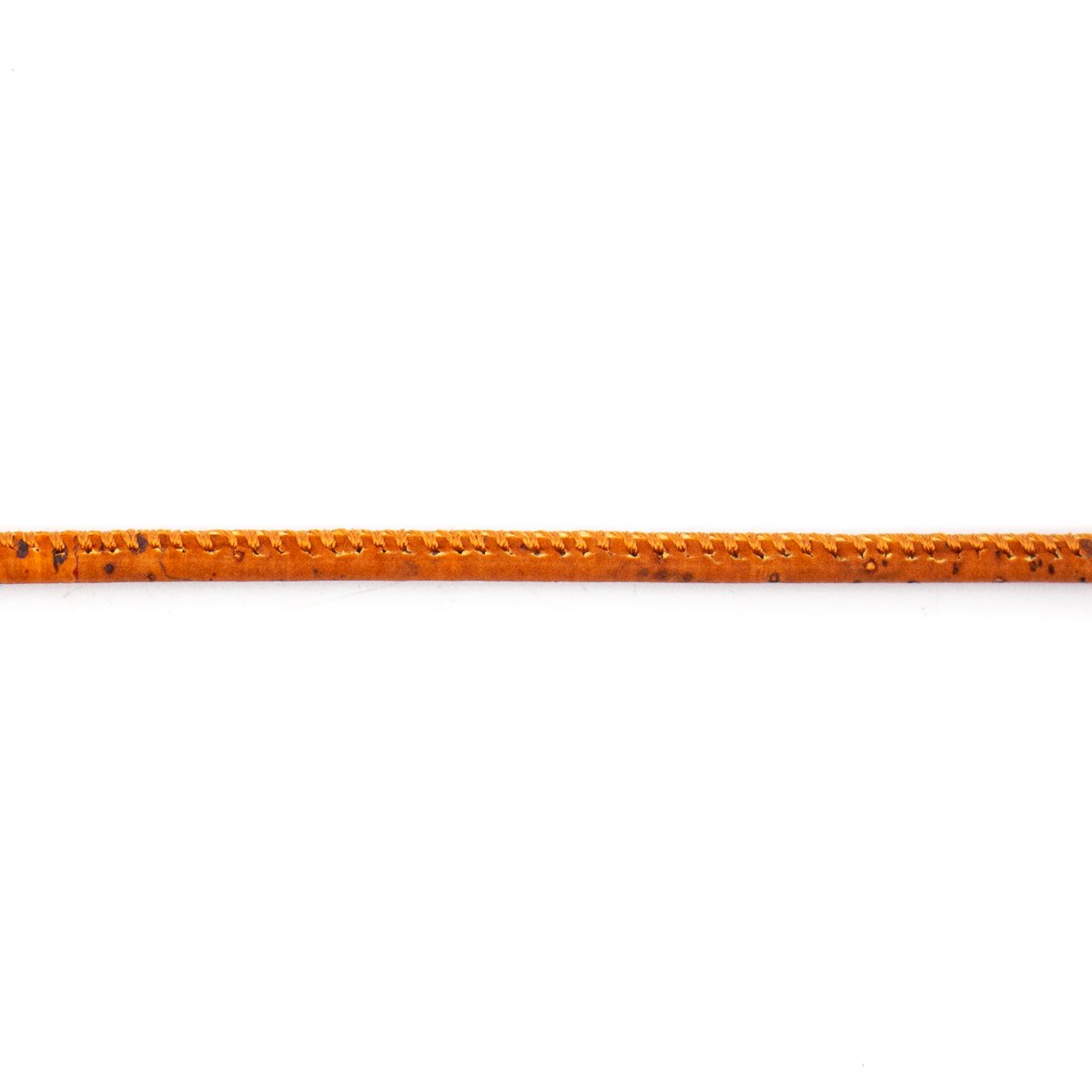 10 meters of 3mm Round Orange Cork Cord COR-357