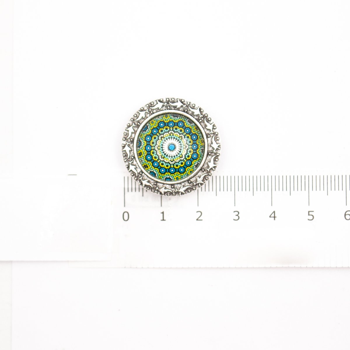 10 unités pour curseur de cordon plat de 10 mm avec carreaux portugais ronds pour la recherche de bracelets (27 mm) D-1-10-221
