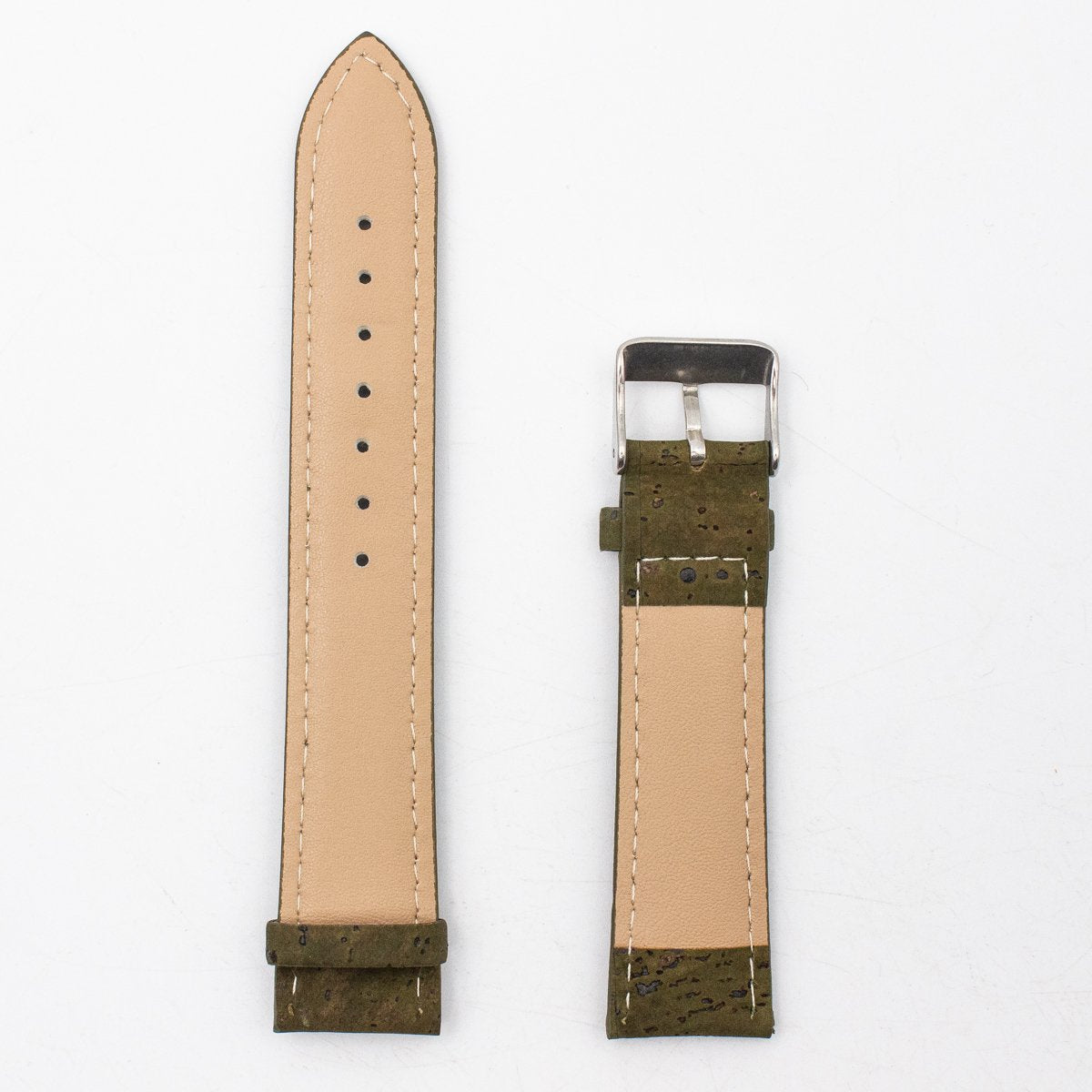 Cork Watch Strap Band Vegan Leather Watch Bracelet E-018-18/20