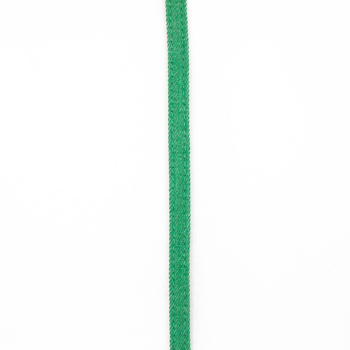 10 mètres de liège naturel et denim vert 10 mm cordon plat COR-375 