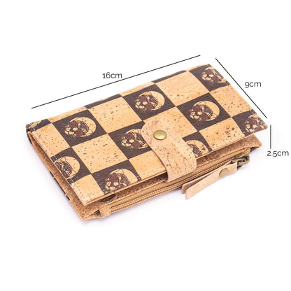 Leopard Chills Vegan Cork Wallet with RFID | THE CORK COLLECTION