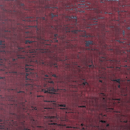 Red Portuguese Cork Fabric Rustic Cof-353-A Cork