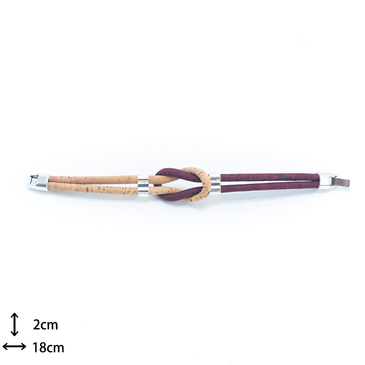 Bracelet en liège fait main DBR-029-MIX-5