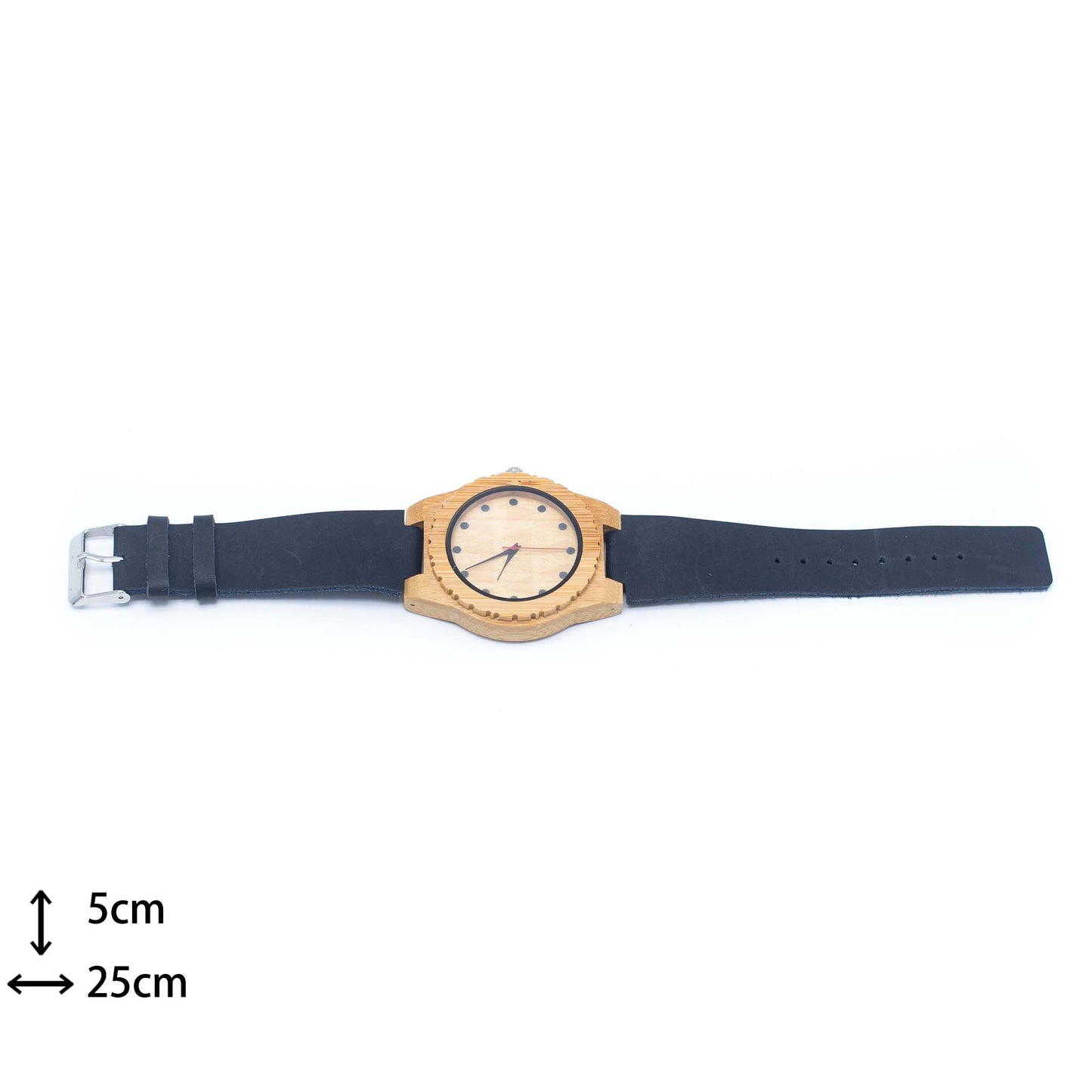 Men's Eco Bamboo Watch w/ Natural Leather Strap | THE CORK COLLECTION