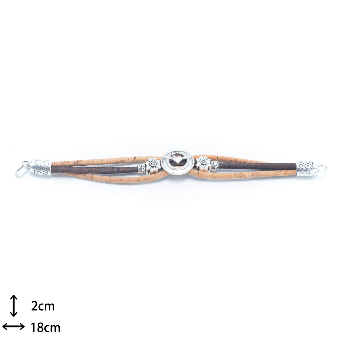 Natural Cork Handmade Bracelet DBR-011-MIX-5